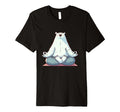 Meditation Polar Bear Yoga Pose T-Shirt - Fun Novelty Design for Adults - T-Shirt, Sweatshirt, Hoodie