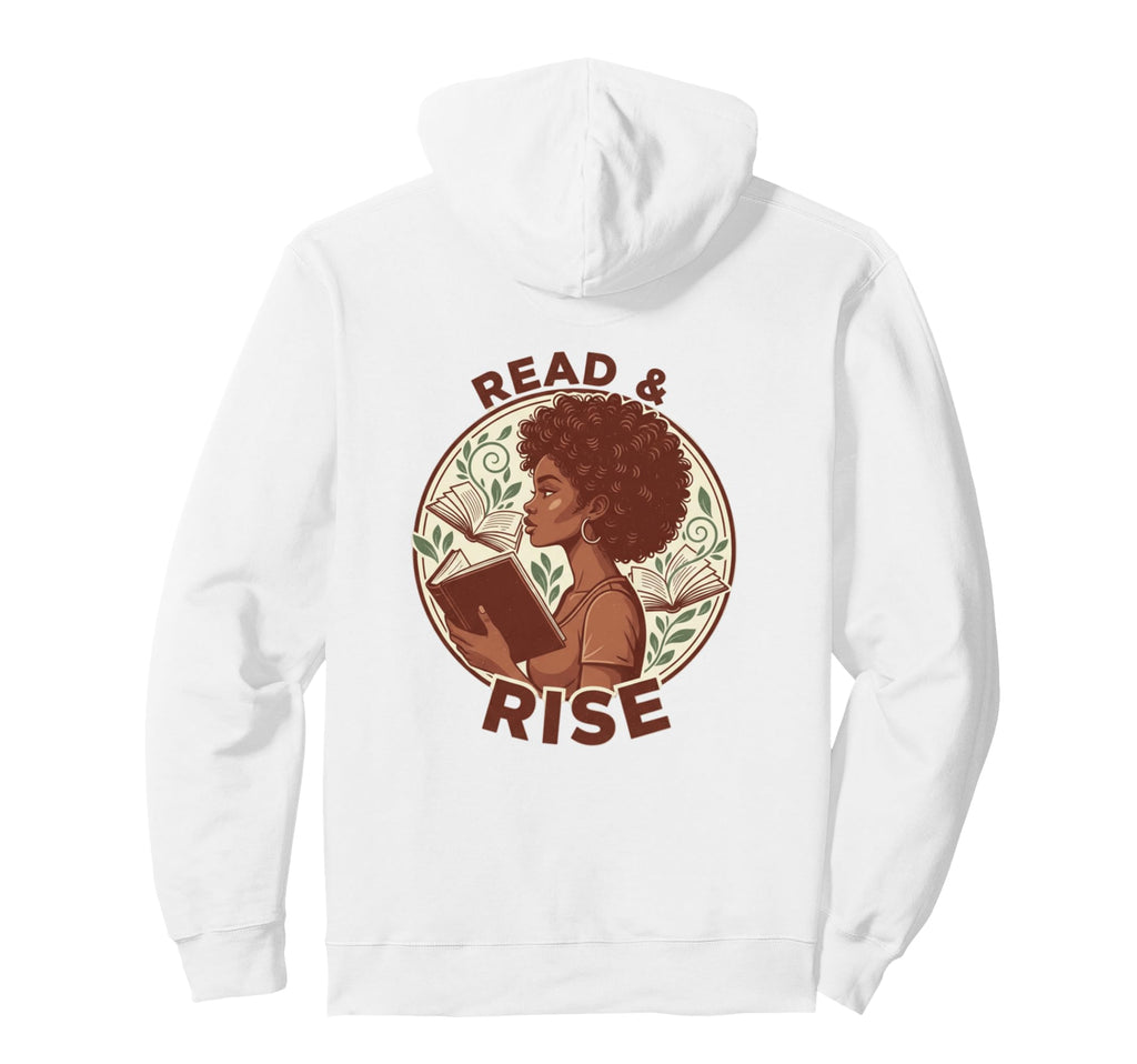 Read And Rise Book Club Teacher Librarian Hoodie - Graphic Print Men Women - T-Shirt, Sweatshirt, Hoodie