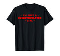 Im Just Overstimulated Y2K Red Heart Love T-Shirt - Graphic Print Unisex - T-Shirt, Sweatshirt, Hoodie