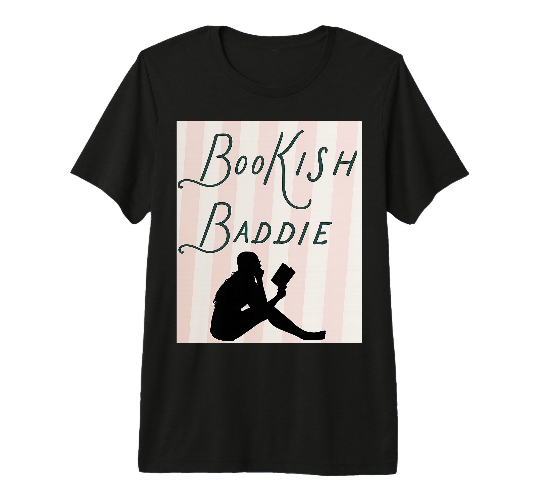 Bookish Baddie Book Lover Tri Blend T-Shirt - Fun Novelty Design Unisex - T-Shirt, Sweatshirt, Hoodie