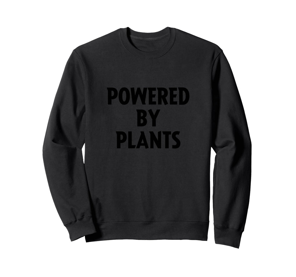 Powered Plants Running Vegan Sweatshirt - Streetwear Style Men Women - T-Shirt, Sweatshirt, Hoodie
