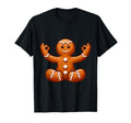 Meditation Gingerbread Yoga Pose T-Shirt - Streetwear Style for Adults - T-Shirt, Sweatshirt, Hoodie