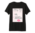 Funny Library Card Book Lover Tri Blend T-Shirt - Minimalist Print Unisex - T-Shirt, Sweatshirt, Hoodie