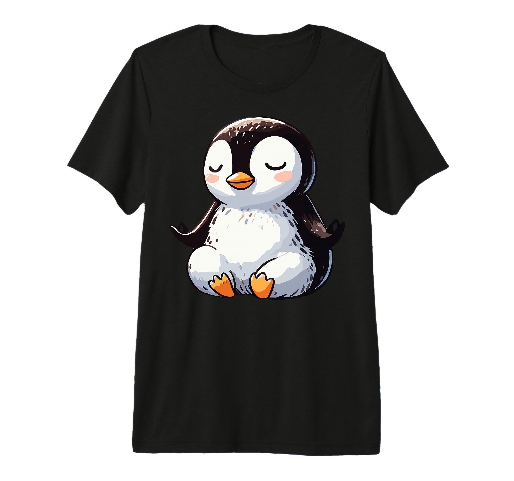 Meditation Penguin Yoga Pose T-Shirt - Casual Everyday Wear for Adults - T-Shirt, Sweatshirt, Hoodie