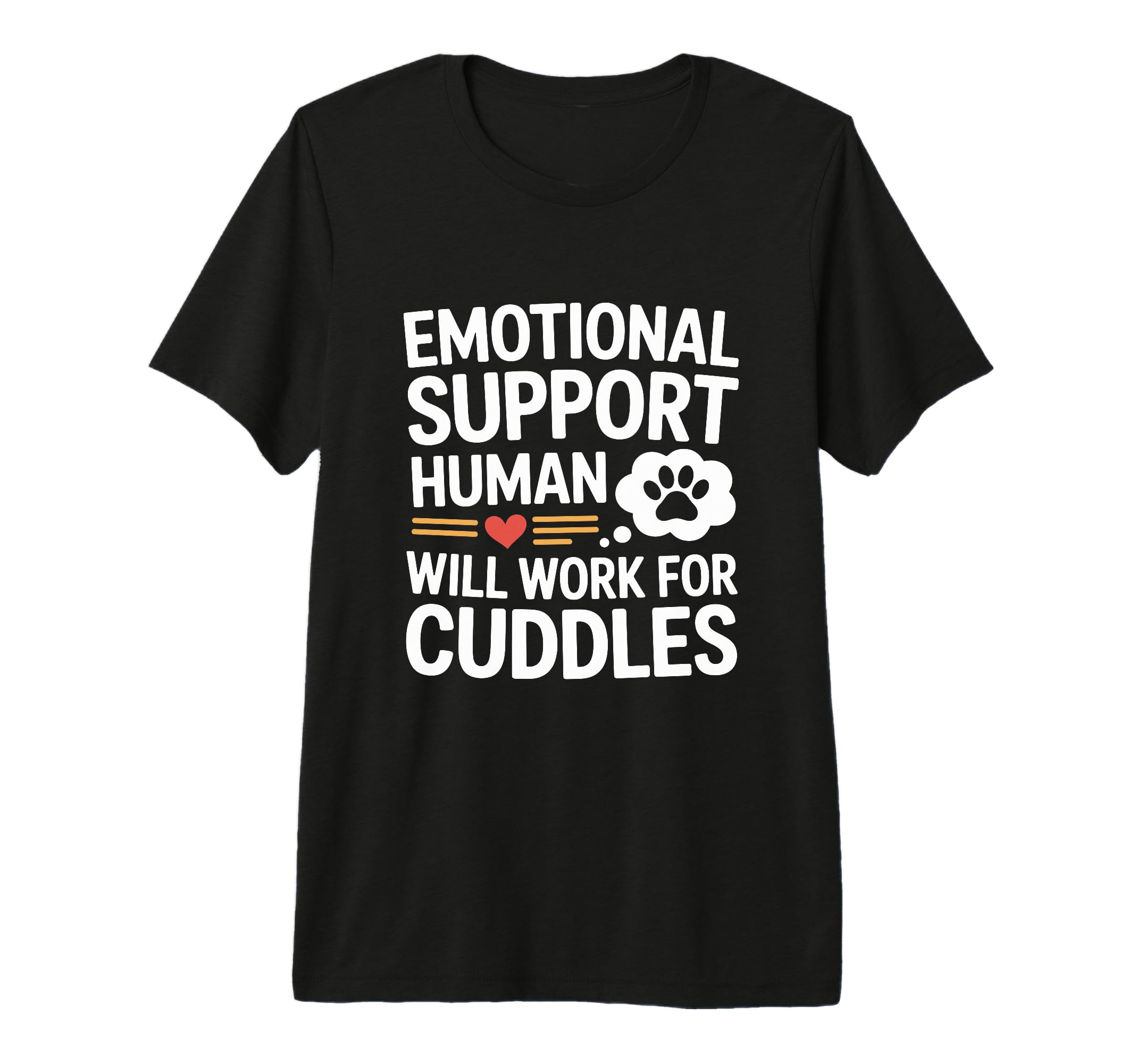 Emotional Support Human Tri Blend T-Shirt - Streetwear Style for Adults - T-Shirt, Sweatshirt, Hoodie
