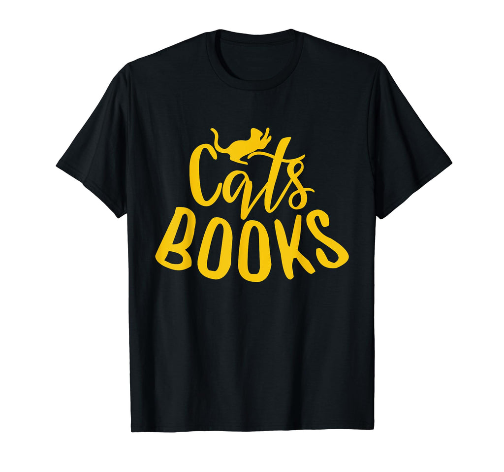 Cats Books Readers Bookworm Reading T-Shirt - Aesthetic Graphic Men Women - T-Shirt, Sweatshirt, Hoodie