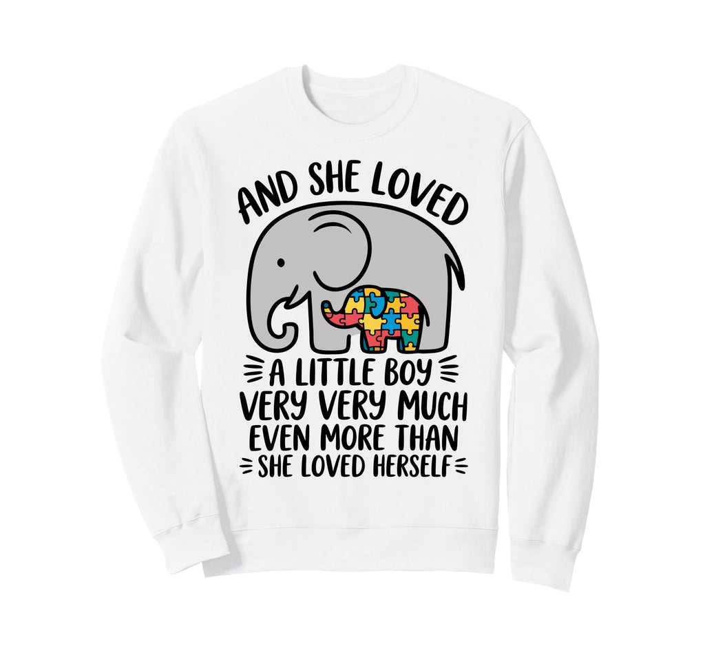 Autism Mom Autistic Son Family Sweatshirt - Trendy Graphic Unisex - T-Shirt, Sweatshirt, Hoodie