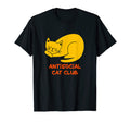 Antisocial Cat Club Introvert Cat T-Shirt - Novelty Apparel Men Women - T-Shirt, Sweatshirt, Hoodie