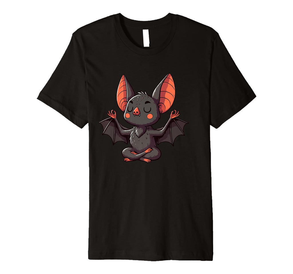 Meditation Bat Yoga Pose Relaxing Animal T-Shirt - Graphic Print for Adults - T-Shirt, Sweatshirt, Hoodie