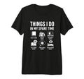 Bookish Things I Do My Spare Time T-Shirt - Custom Art Print Men Women - T-Shirt, Sweatshirt, Hoodie