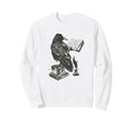 Raven Book And Inkwell Quill Pen Sweatshirt - Trendy Graphic for Adults - T-Shirt, Sweatshirt, Hoodie
