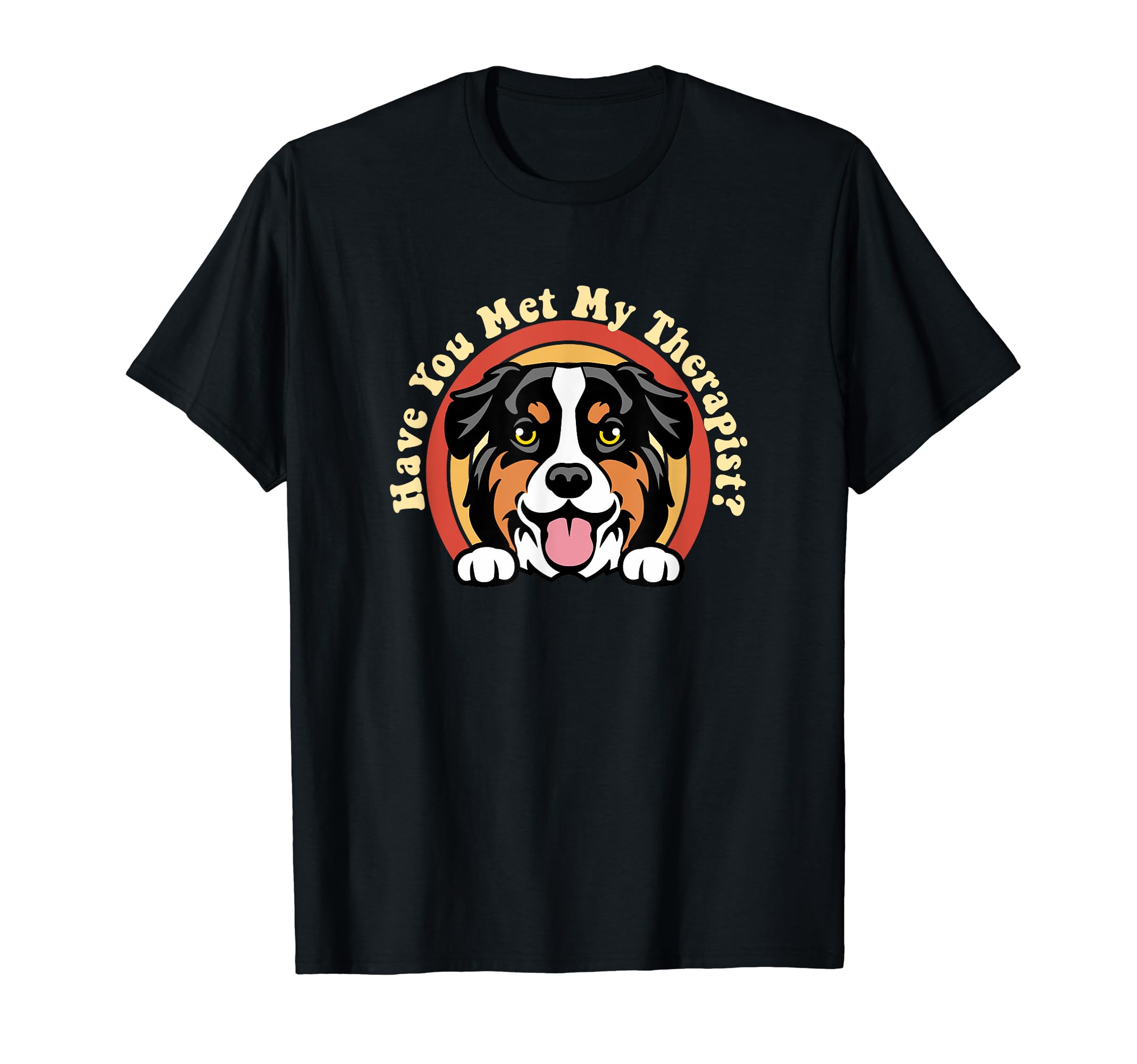 Emotional Support Therapy Dog T-Shirt - Minimalist Print Men Women - T-Shirt, Sweatshirt, Hoodie