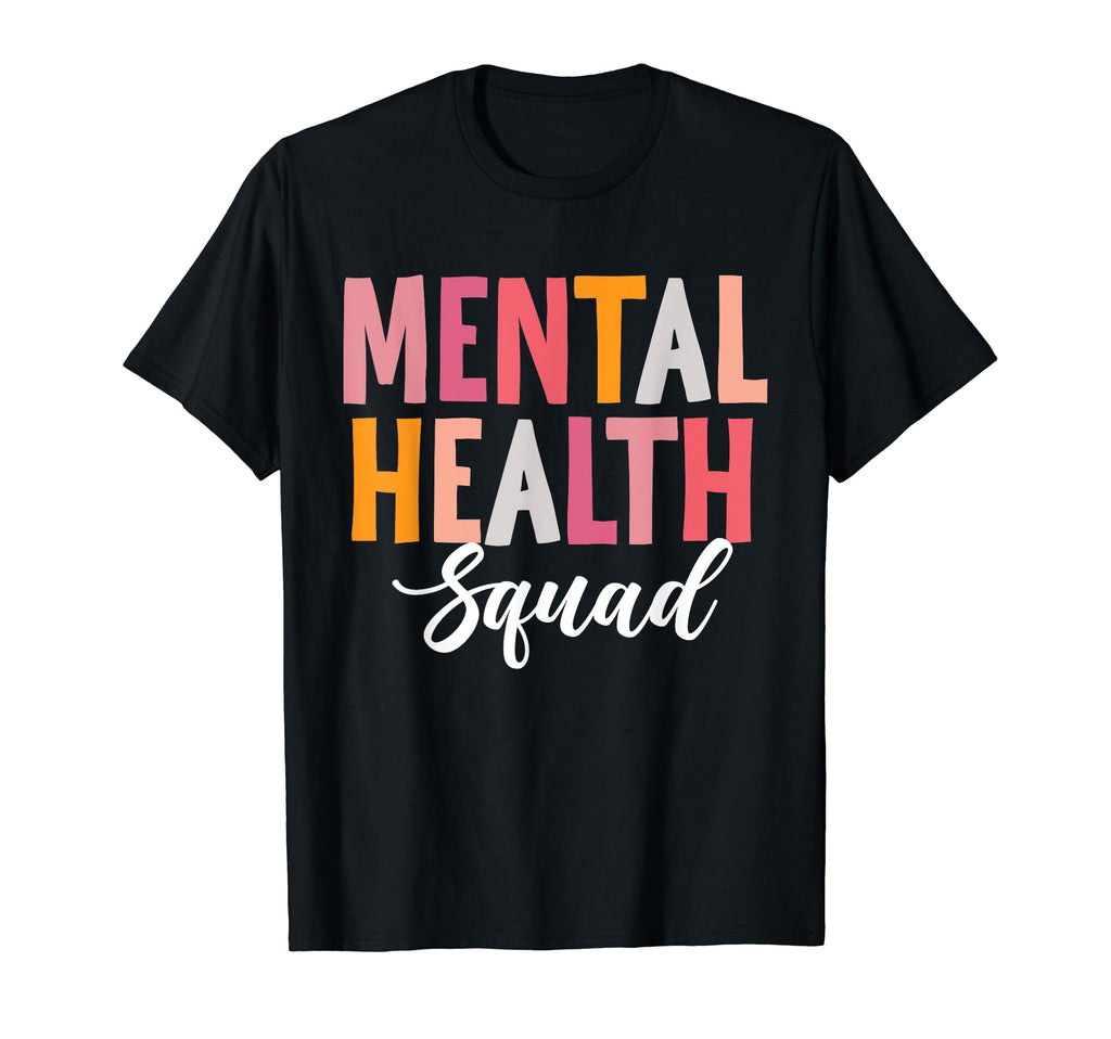 Mental Health Squad Awareness Be Kind To T-Shirt - Unique Graphic Unisex - T-Shirt, Sweatshirt, Hoodie
