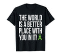 World Is Better Place You It Mental Health T-Shirt - Unique Graphic Unisex - T-Shirt, Sweatshirt, Hoodie