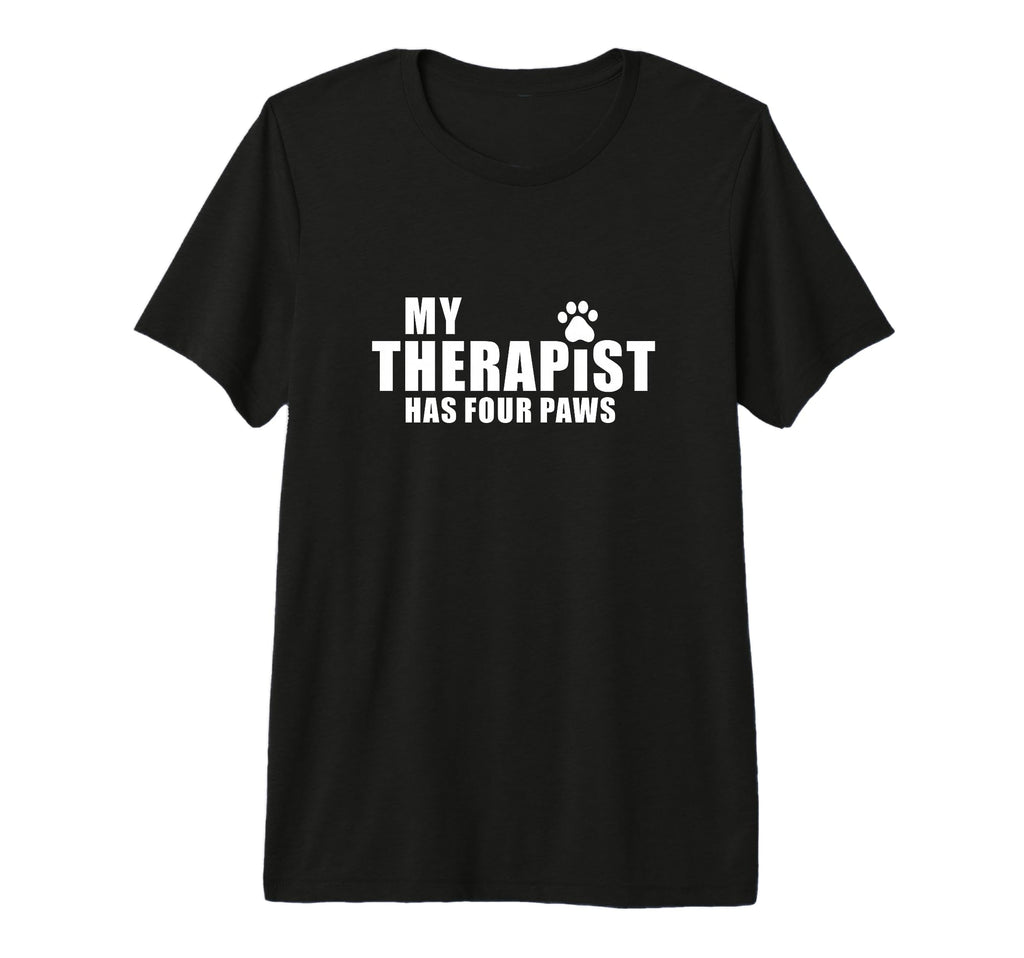 Dog Mom Dad Therapy Pet Lover My T-Shirt - Custom Art Print Unisex - T-Shirt, Sweatshirt, Hoodie