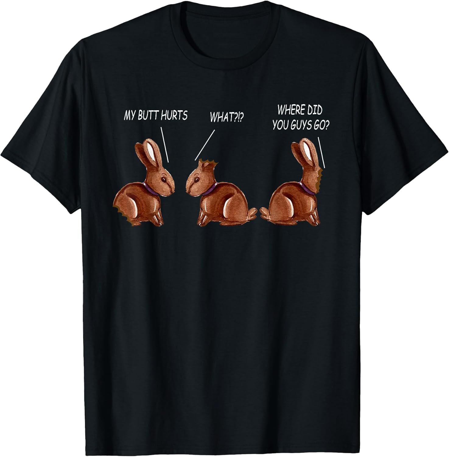 Funny Easter Chocolate Bunny Meme Unisex T-shirt, Sweatshirt, Hoodie, Long Sleeve Tee - T-Shirt, Sweatshirt, Hoodie