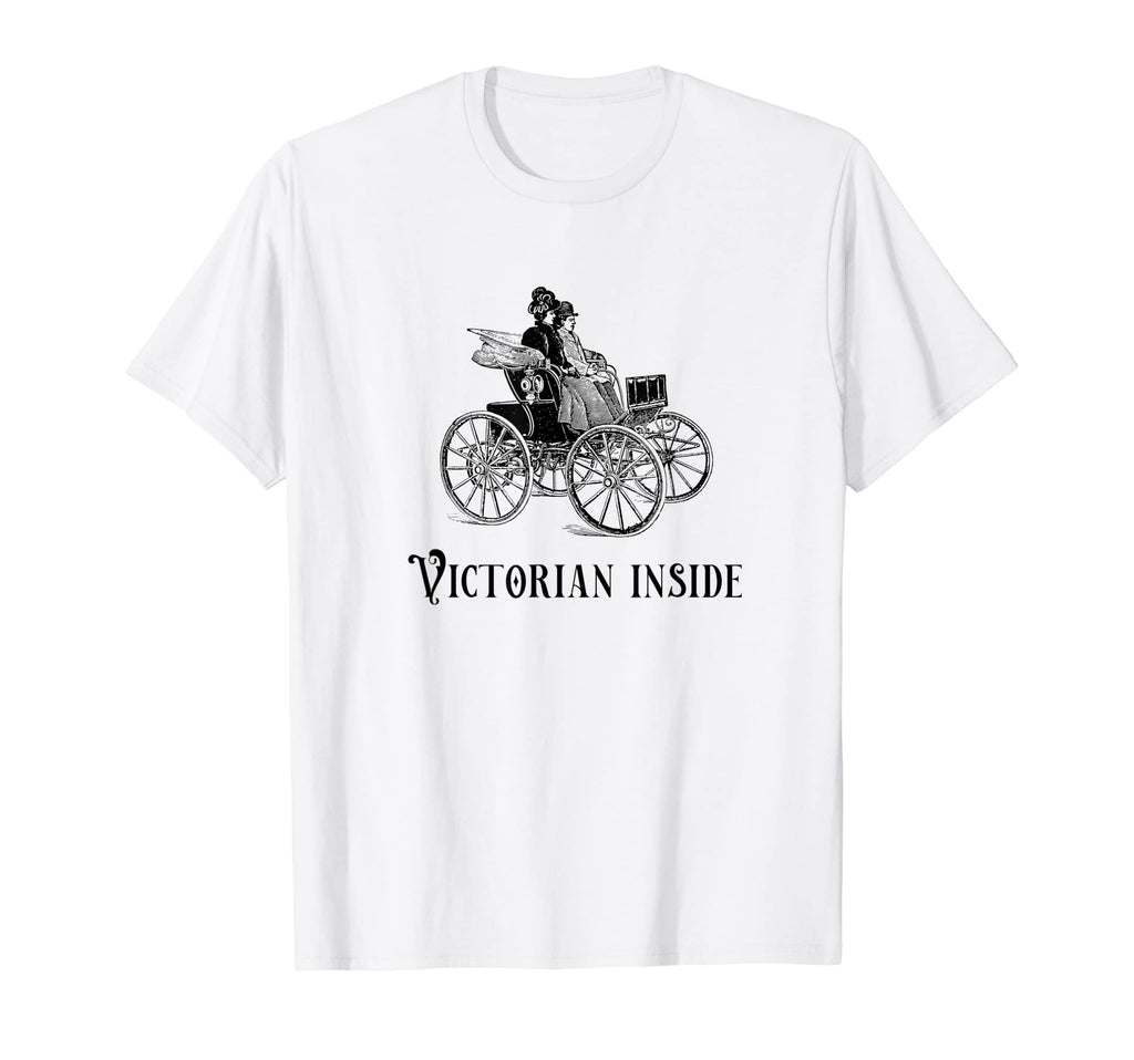 Victorian Inside Carriage Coach Rococo T-Shirt - Aesthetic Graphic Unisex - T-Shirt, Sweatshirt, Hoodie