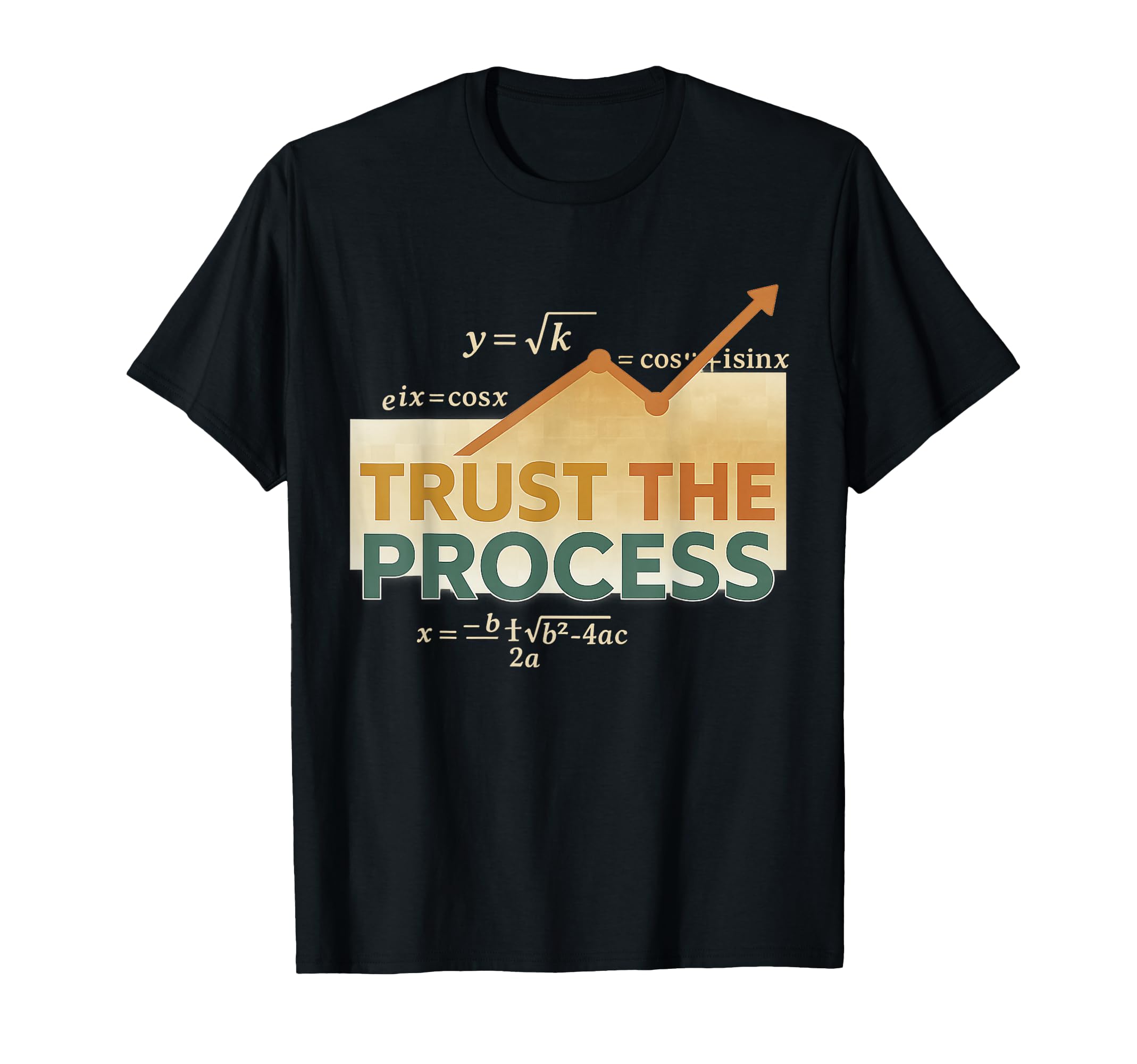 Trust Process Math Formula T-Shirt - Novelty Apparel for Adults - T-Shirt, Sweatshirt, Hoodie