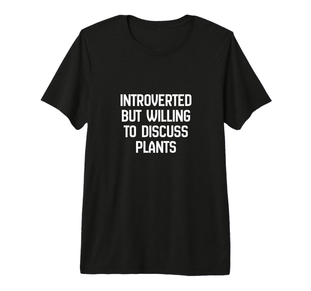 Introverted But Willing To Discuss T-Shirt - Minimalist Print Men Women - T-Shirt, Sweatshirt, Hoodie