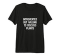 Introverted But Willing To Discuss T-Shirt - Minimalist Print Men Women - T-Shirt, Sweatshirt, Hoodie