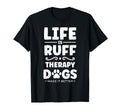 Therapy Dog Team Therapy Dog Mom Dad T-Shirt - Custom Art Print Men Women - T-Shirt, Sweatshirt, Hoodie