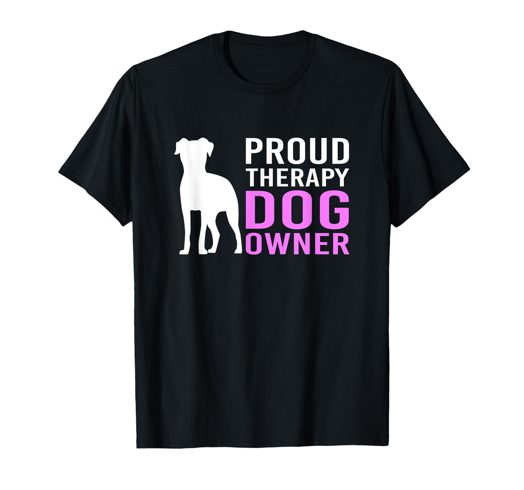 Therapy Dog Lover Proud Therapy Dog T-Shirt - Minimalist Print Men Women - T-Shirt, Sweatshirt, Hoodie
