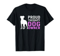 Therapy Dog Lover Proud Therapy Dog T-Shirt - Minimalist Print Men Women - T-Shirt, Sweatshirt, Hoodie