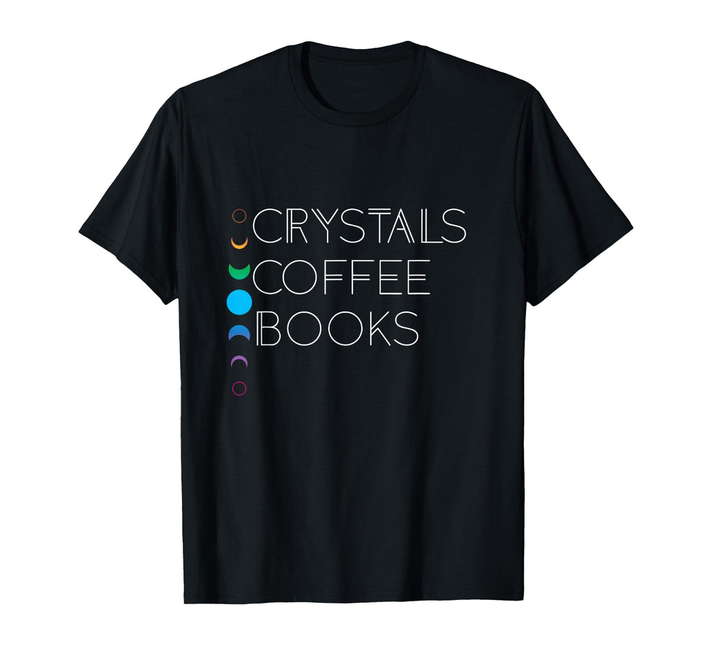 Witchy Bohemian Moon Phase Crystals T-Shirt - Custom Art Print for Adults - T-Shirt, Sweatshirt, Hoodie