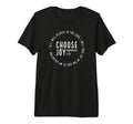 Choose Joy Circle Habakkuk 3 18 T-Shirt - Minimalist Print Unisex - T-Shirt, Sweatshirt, Hoodie