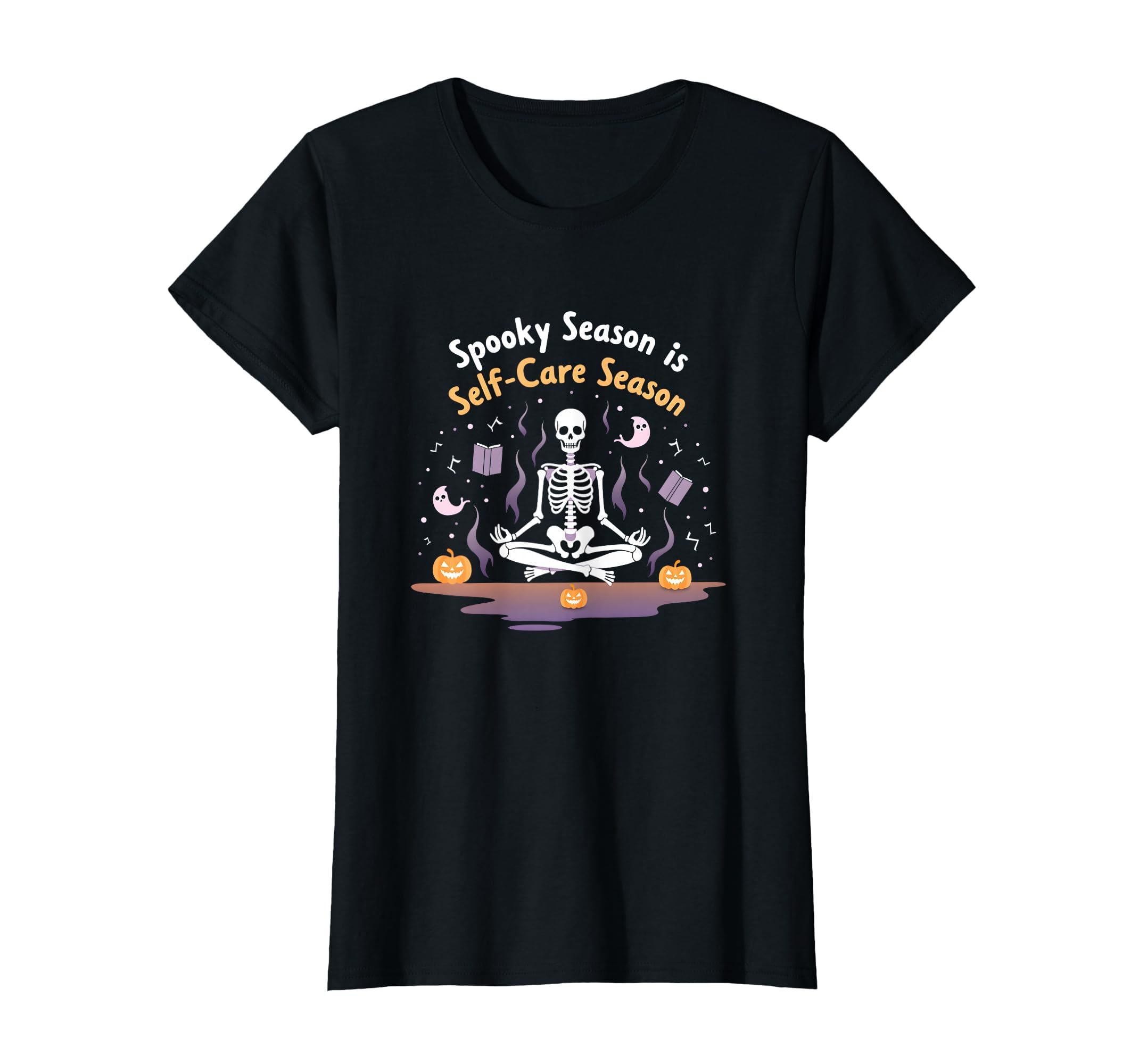 Halloween Spooky Season Is Self Care Sweatshirt - Graphic Print Men Women - T-Shirt, Sweatshirt, Hoodie