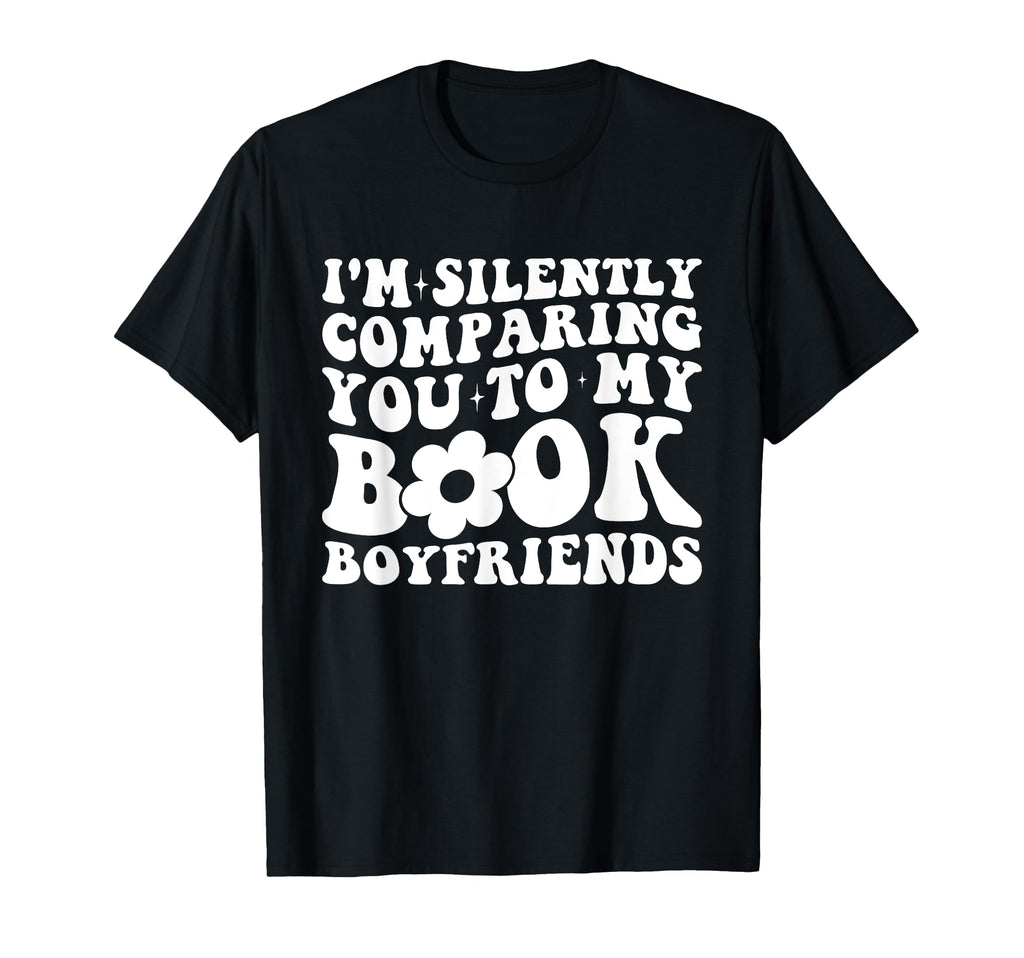 Funny Bookish Romance Book Boyfriend T-Shirt - Minimalist Print for Adults - T-Shirt, Sweatshirt, Hoodie