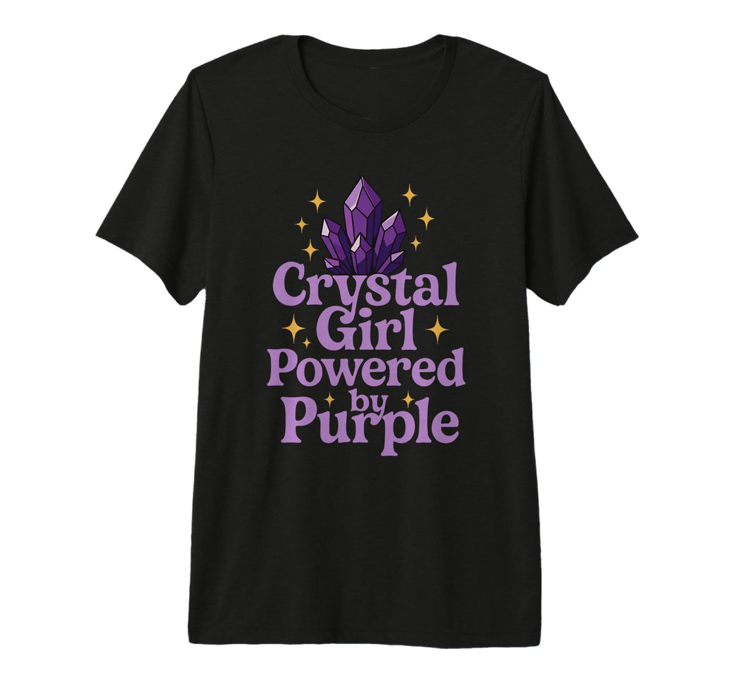 Amethyst Addict Healing Crystal T-Shirt - Fun Novelty Design for Adults - T-Shirt, Sweatshirt, Hoodie