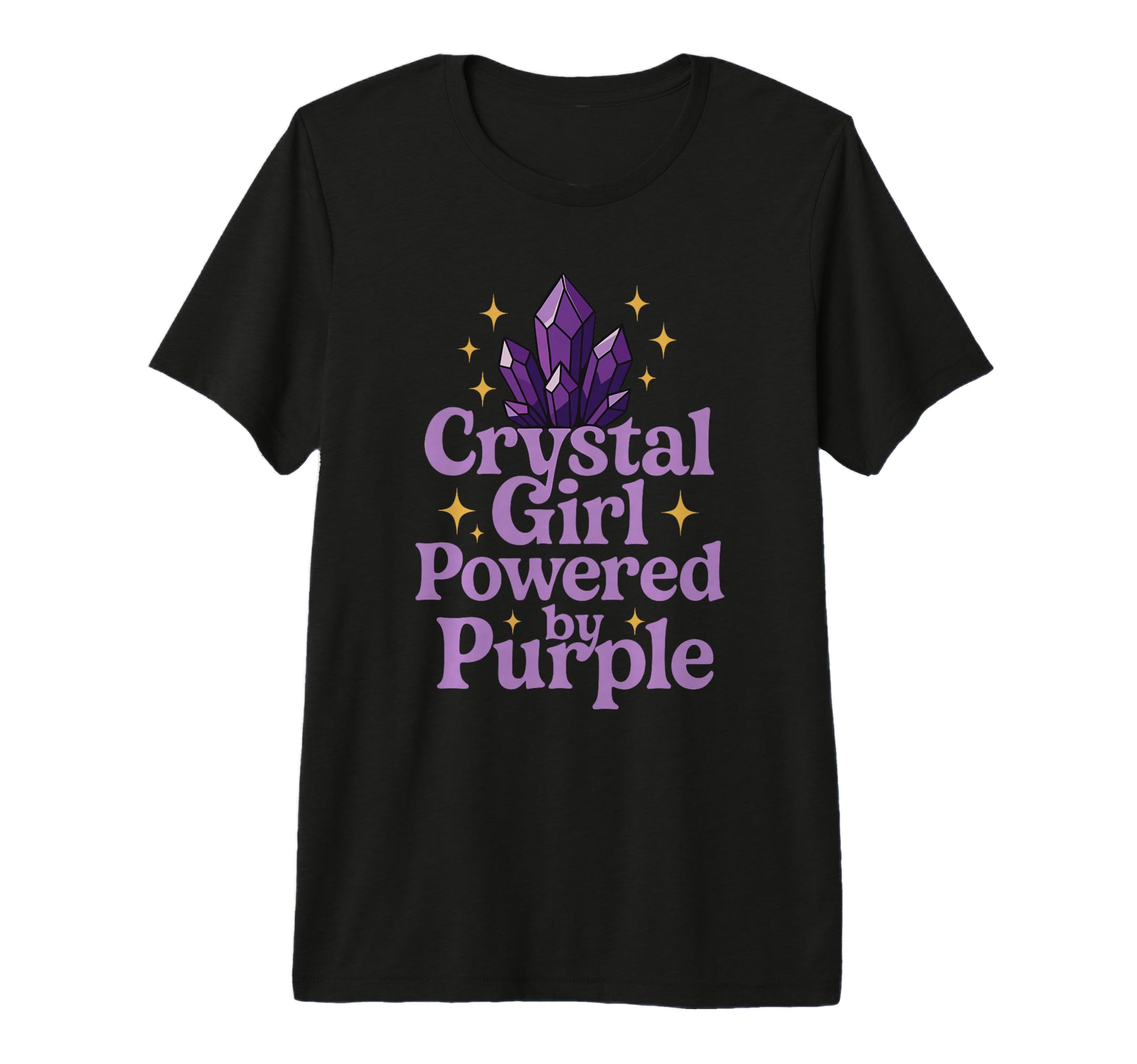 Amethyst Addict Healing Crystal T-Shirt - Fun Novelty Design for Adults - T-Shirt, Sweatshirt, Hoodie