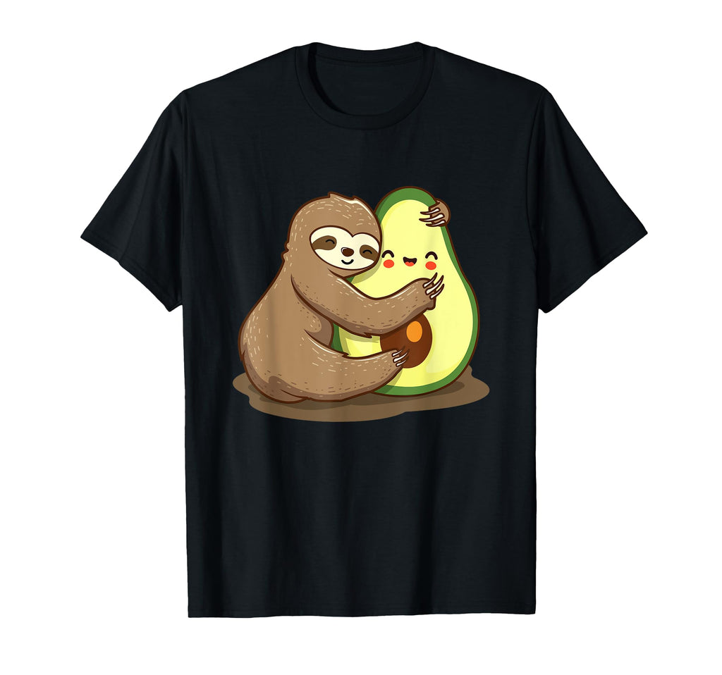 Hugging Sloth And Avocado Zookeeper T-Shirt - Streetwear Style for Adults - T-Shirt, Sweatshirt, Hoodie