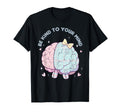 Be Kind To Your Mind Patchwork Brain T-Shirt - Streetwear Style Unisex - T-Shirt, Sweatshirt, Hoodie