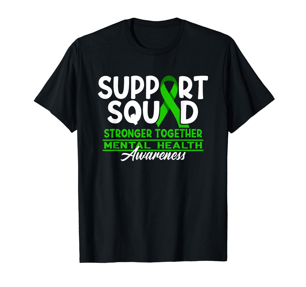 Support Awareness Squad I Depression T-Shirt - Unique Graphic Men Women - T-Shirt, Sweatshirt, Hoodie