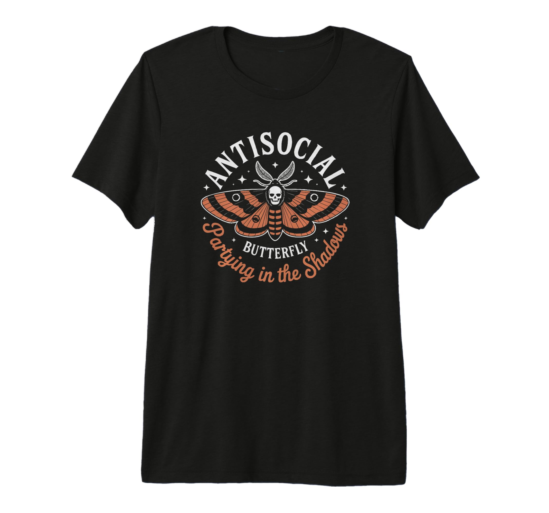 Funny Anti Social Butterfly Sarcasm Tri T-Shirt - Minimalist Print Unisex - T-Shirt, Sweatshirt, Hoodie