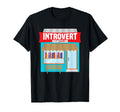 Bookstores Introvert Nightclub T-Shirt - Custom Art Print for Adults - T-Shirt, Sweatshirt, Hoodie