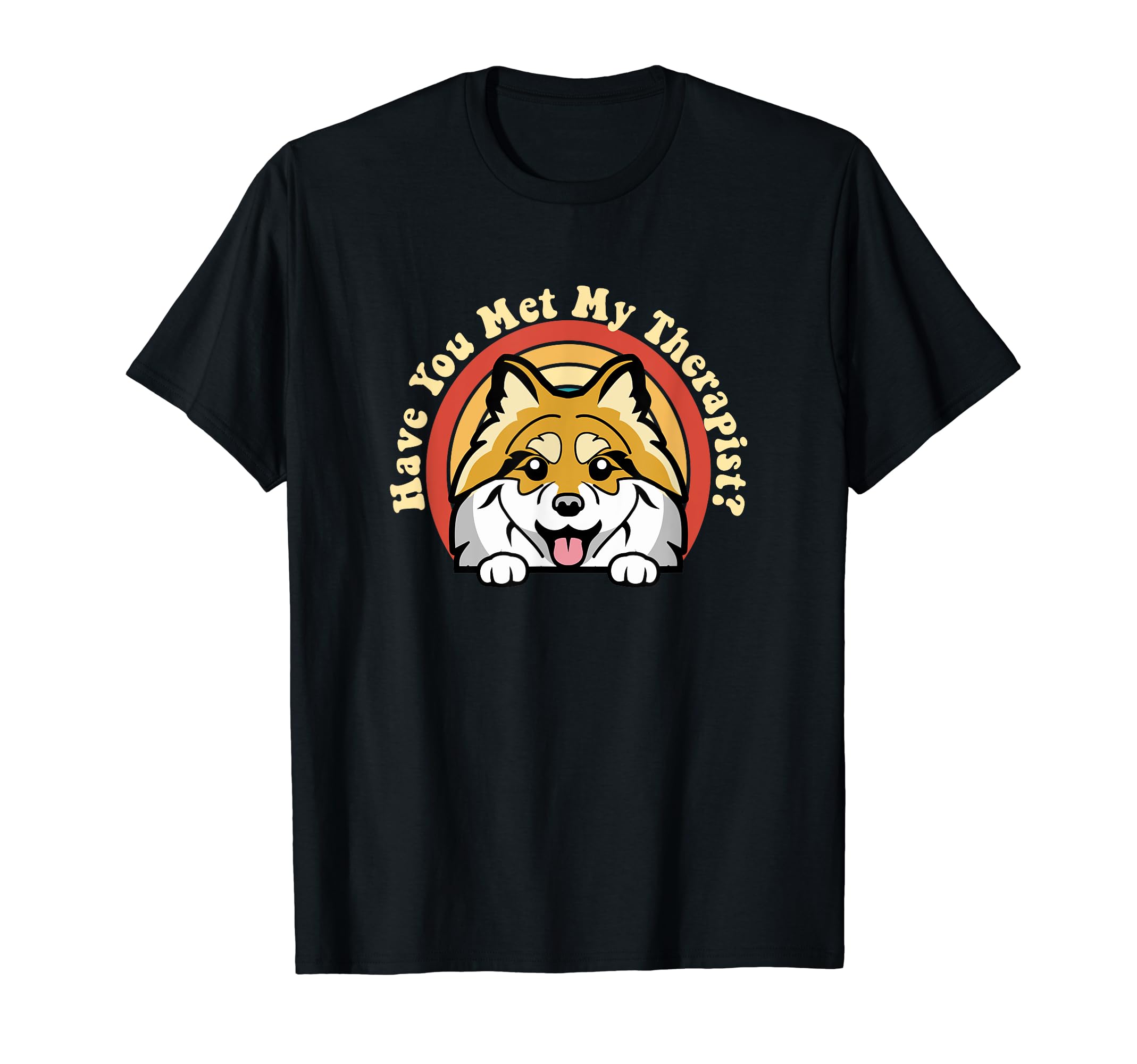 Emotional Support Therapy Dog T-Shirt - Aesthetic Graphic Unisex - T-Shirt, Sweatshirt, Hoodie