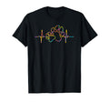 Dog Paw Heartbeat T-Shirt - Aesthetic Graphic Unisex - T-Shirt, Sweatshirt, Hoodie