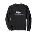 Dogs Are My Therapy Sweatshirt - Fun Novelty Design for Adults - T-Shirt, Sweatshirt, Hoodie