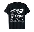Shelties And Coffee Better Than T-Shirt - Fun Novelty Design for Adults - T-Shirt, Sweatshirt, Hoodie