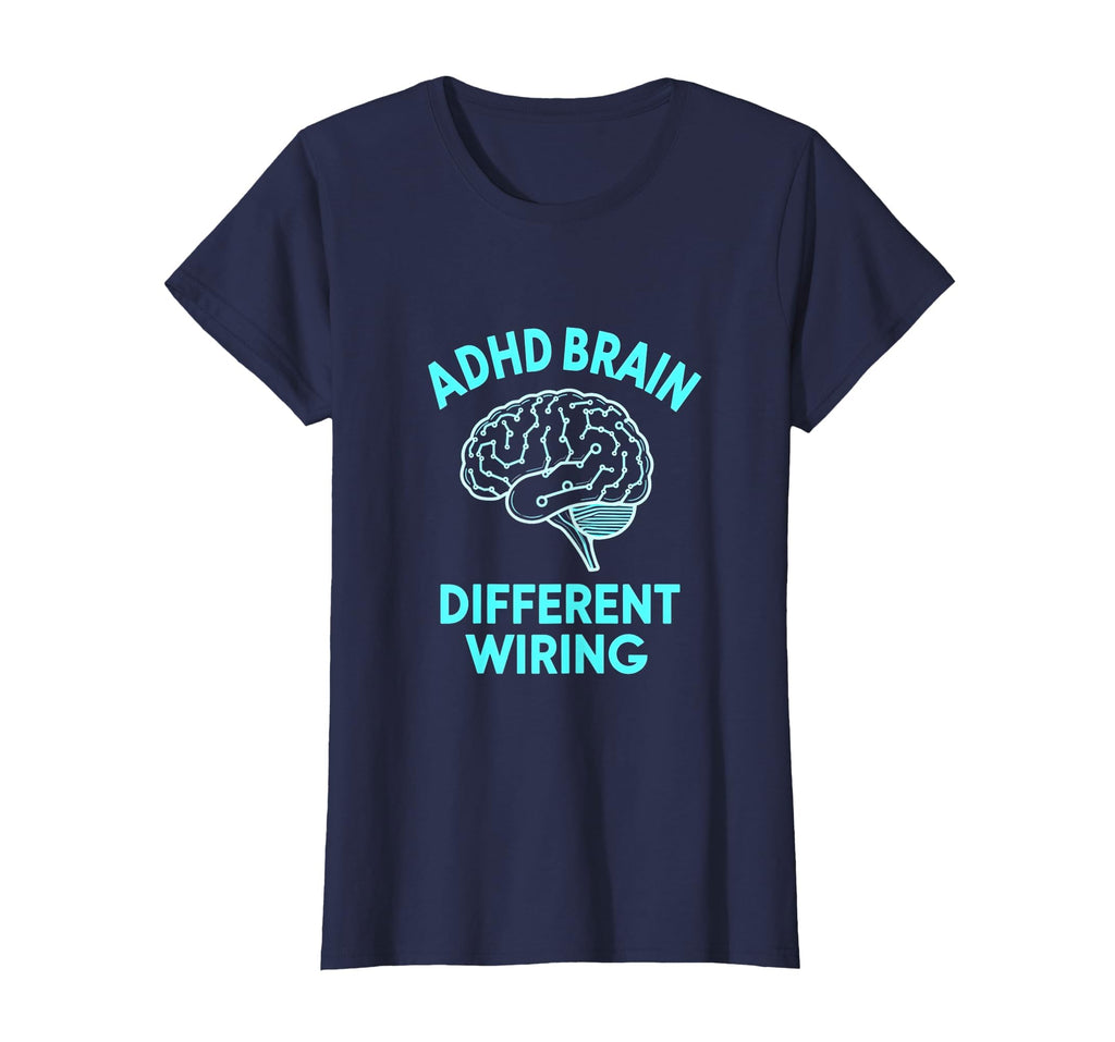 Adhd Brain Different Wiring T-Shirt - Aesthetic Graphic Men Women - T-Shirt, Sweatshirt, Hoodie