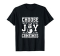 Choose Joy Hippie Snowman Inspiring T-Shirt - Minimalist Print Men Women - T-Shirt, Sweatshirt, Hoodie