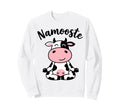 Yoga Meditation Lotus Pose Cow Sweatshirt - Fun Novelty Design Men Women - T-Shirt, Sweatshirt, Hoodie