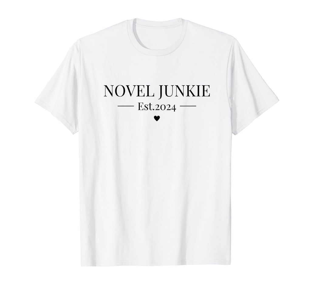 Book Lover Novel Junkie Bookish T-Shirt - Fun Novelty Design for Adults - T-Shirt, Sweatshirt, Hoodie