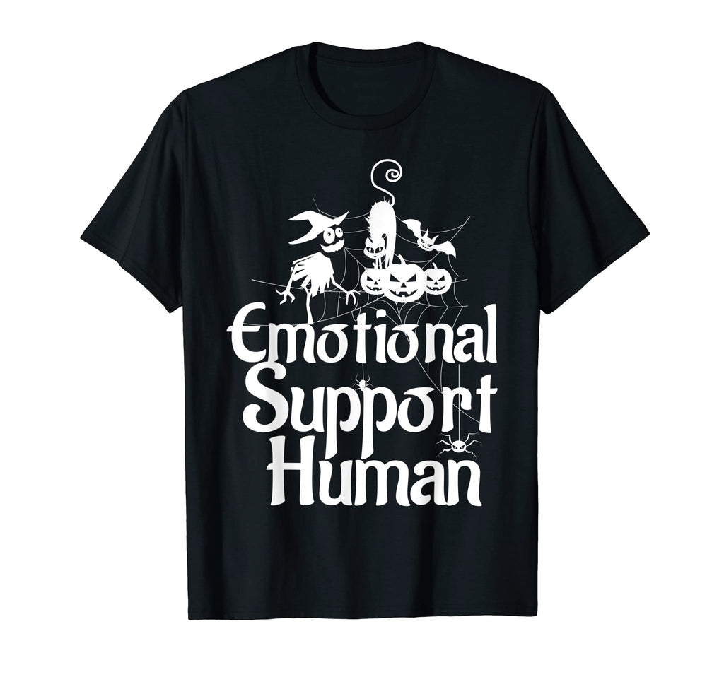 Emotional Support Human Funny Halloween T-Shirt - Graphic Print for Adults - T-Shirt, Sweatshirt, Hoodie