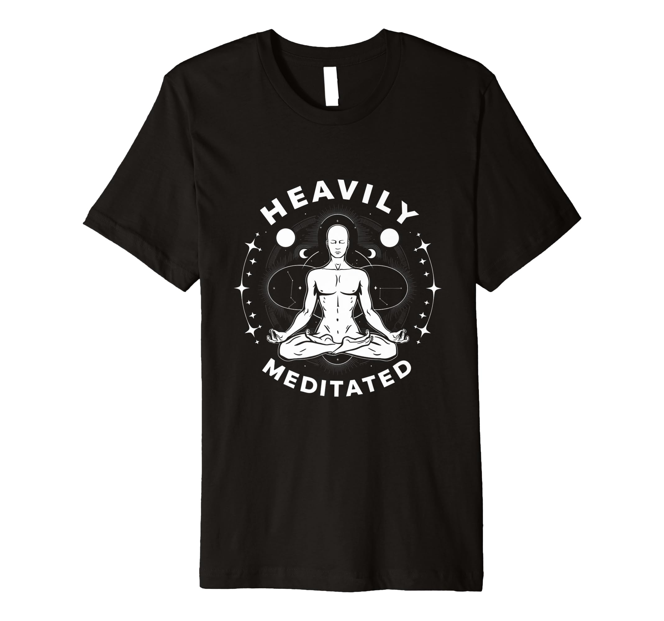 Heavily Meditated Funny Mens T-Shirt - Streetwear Style for Adults - T-Shirt, Sweatshirt, Hoodie