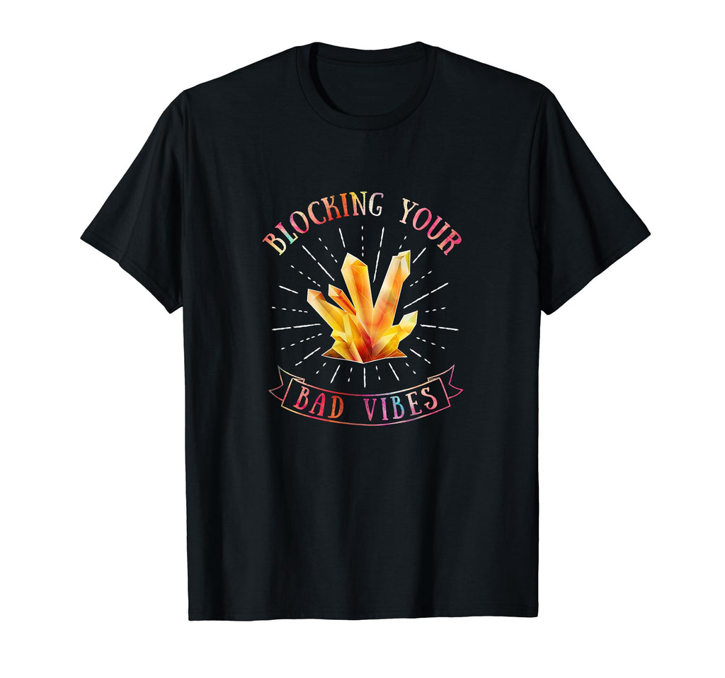 Crystal Good Vibes Positive Energy T-Shirt - Novelty Apparel for Adults - T-Shirt, Sweatshirt, Hoodie