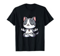 Meditation Cat Yoga Pose Relaxing Animal T-Shirt - Unique Graphic Men Women - T-Shirt, Sweatshirt, Hoodie